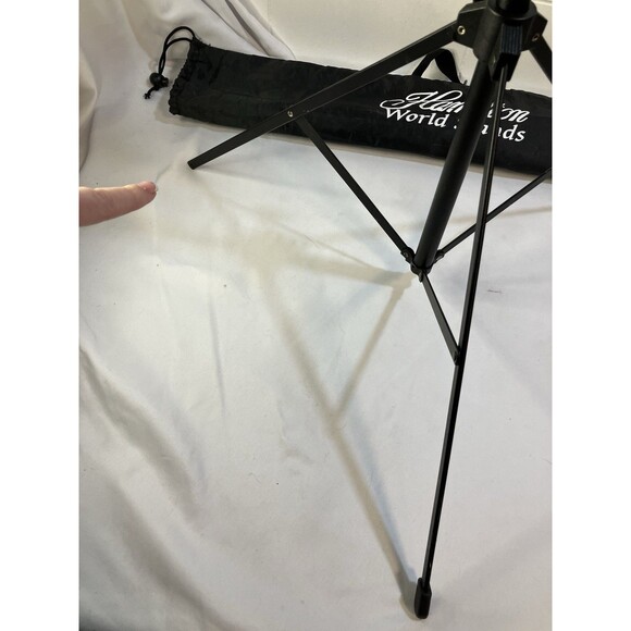 Hamilton World Stands Folding Sheet Music Stand with Carrying Case School Band - Picture 3 of 7